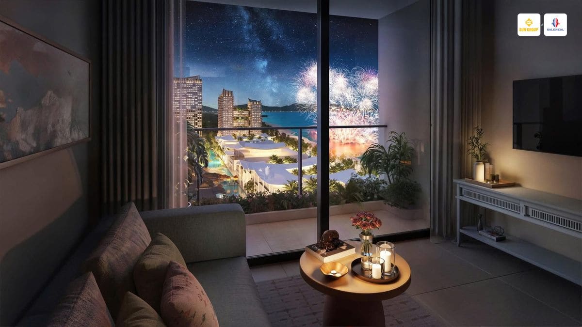 Mặt bằng căn hộ 1PN tại Blanca City Vũng Tàu phù hợp với cặp đôi, gia đình nhỏ hoặc nhà đầu tư cần sản phẩm ven biển dễ khai thác.
